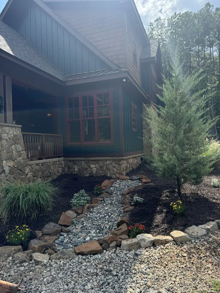 Custom lawn care service for outdoor upgrades in Senoia, GA by Beaver Creek Construction