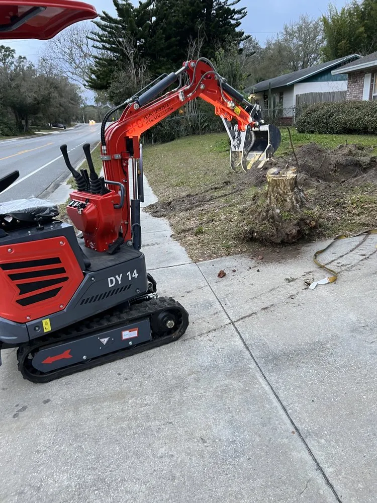 Custom landscape installation in Sanford, FL by Beaver Land Clearing