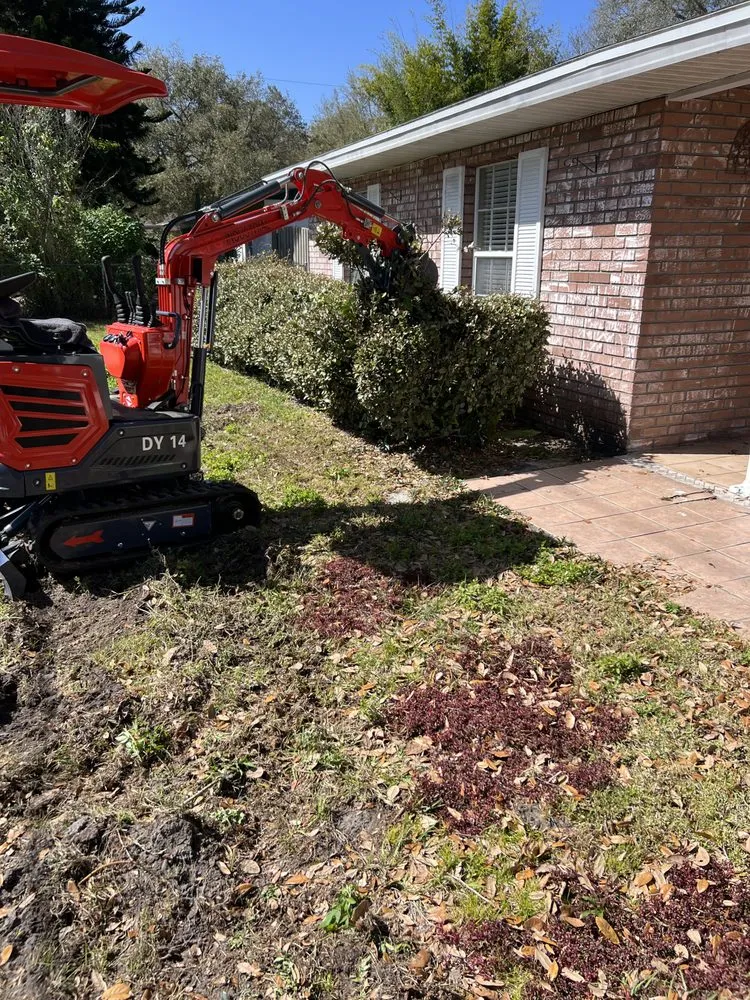 Custom outdoor landscaping in Sanford, FL by Beaver Land Clearing