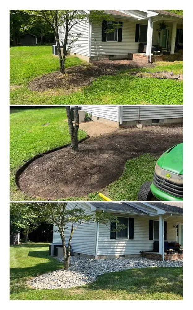 Local landscape installation in Hartly, DE - Beaver Landscaping