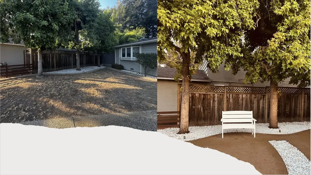 Affordable landscape installation in Los Altos, CA by BeaZee Landscaping Design