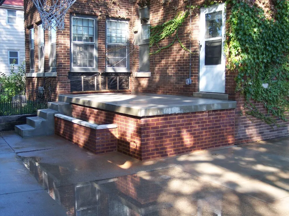 Professional landscaping services with custom design in West Allis, WI by Becchetti Concrete Masonry