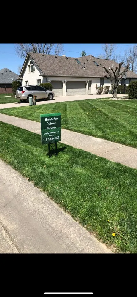 Trusted residential landscaping in Indianapolis, IN by Beck and Son’s Outdoor Service’s