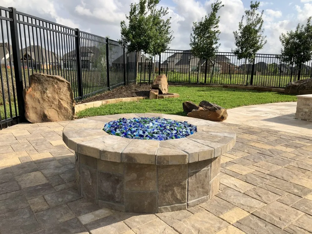 Expert lawn care service with custom design in Dickinson, TX by Beck Landscaping