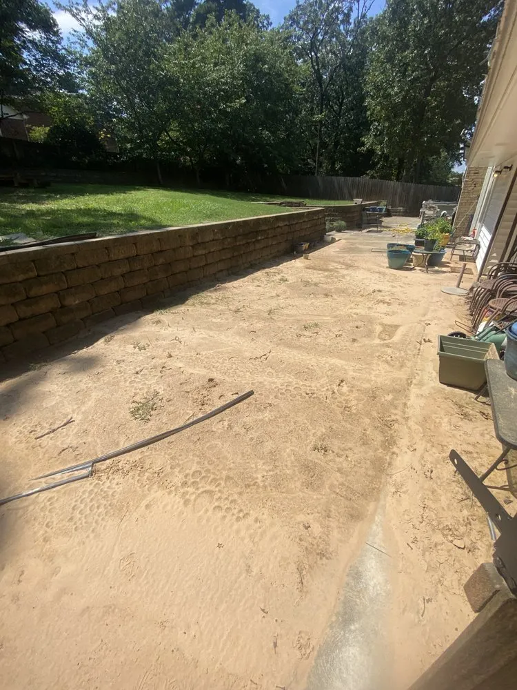 Local landscape installation in Little Rock, AR - Beckett Wright Handyman Service