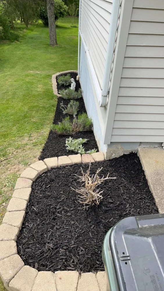 Custom outdoor landscaping in Stow, OH by Beckit’s Tree & Lawn