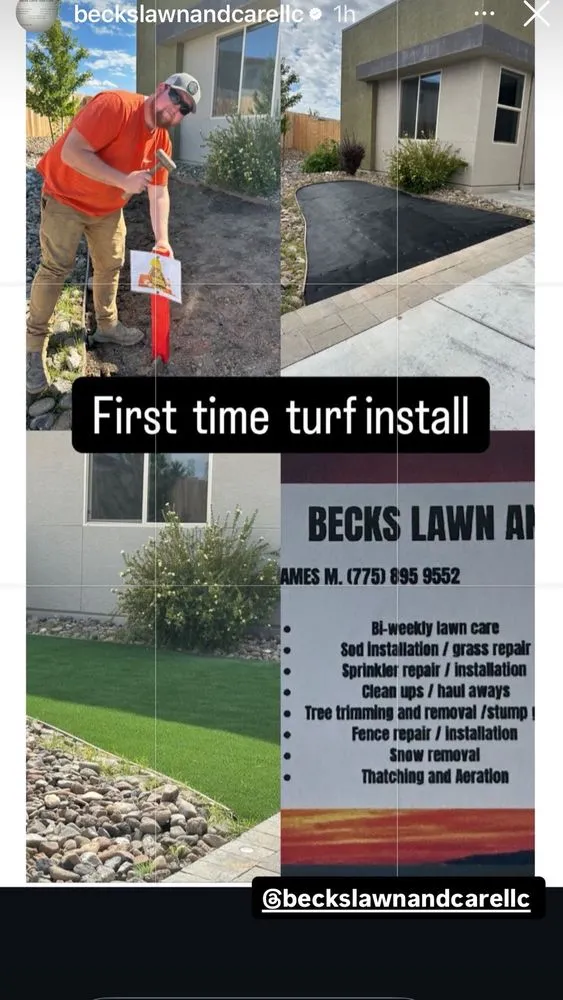 Affordable landscaping services for residential properties across Reno, NV - Becks Lawn And Care