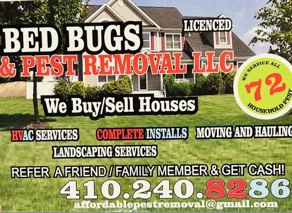 Top-rated residential landscaping for residential properties across Baltimore, MD - Bed Bug & Pest Removal