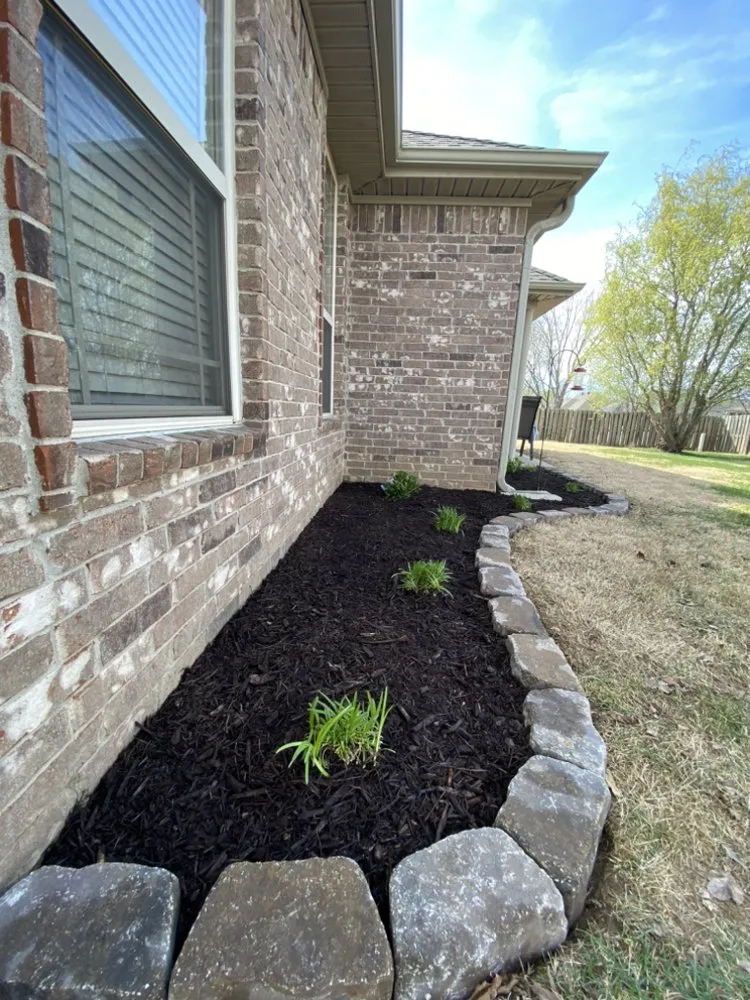 Professional landscape installation in Bentonville, AR - Bed Revival Landscaping