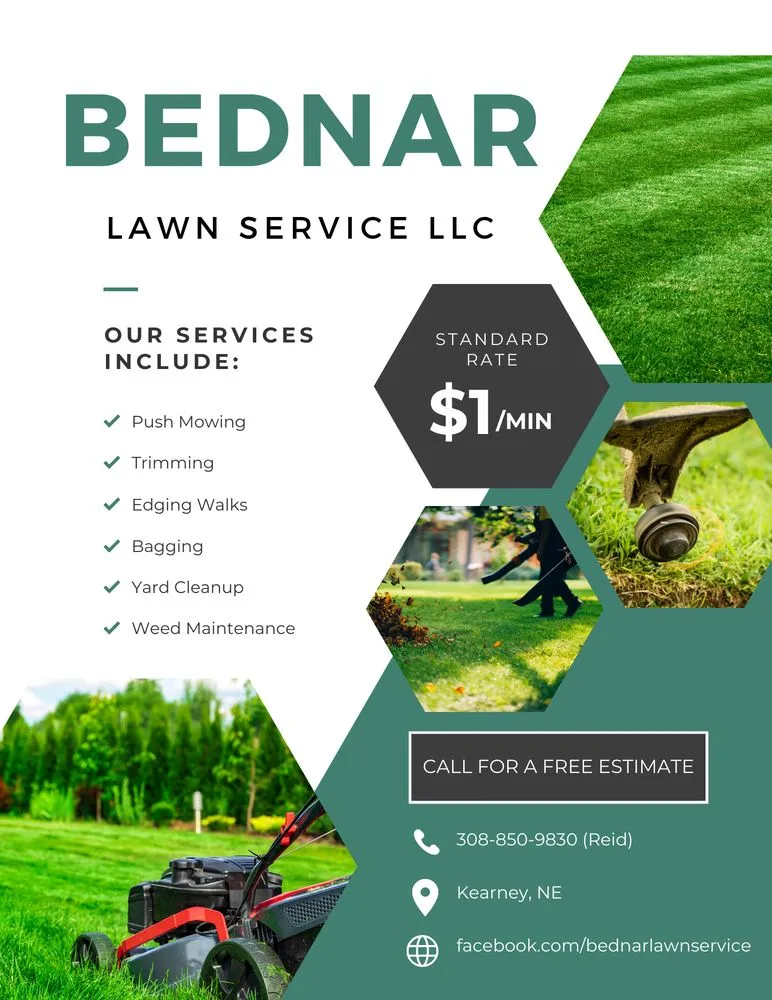 Professional yard maintenance near you across Kearney, NE - Bednar Lawn Service