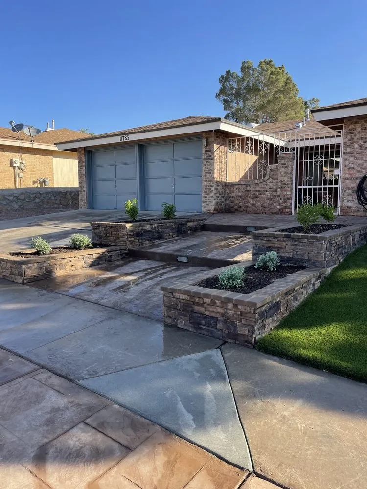 Affordable outdoor landscaping experts serving El Paso, TX - Bedrock Landscaping & Concrete