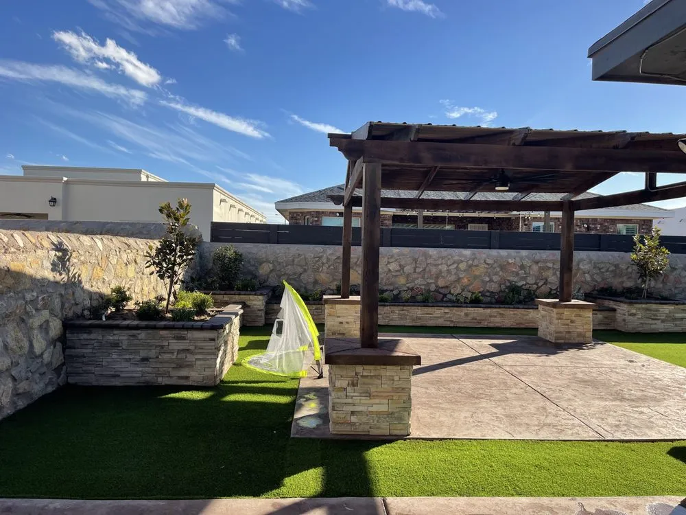Professional yard cleanup service near you in El Paso, TX by Bedrock Landscaping & Concrete