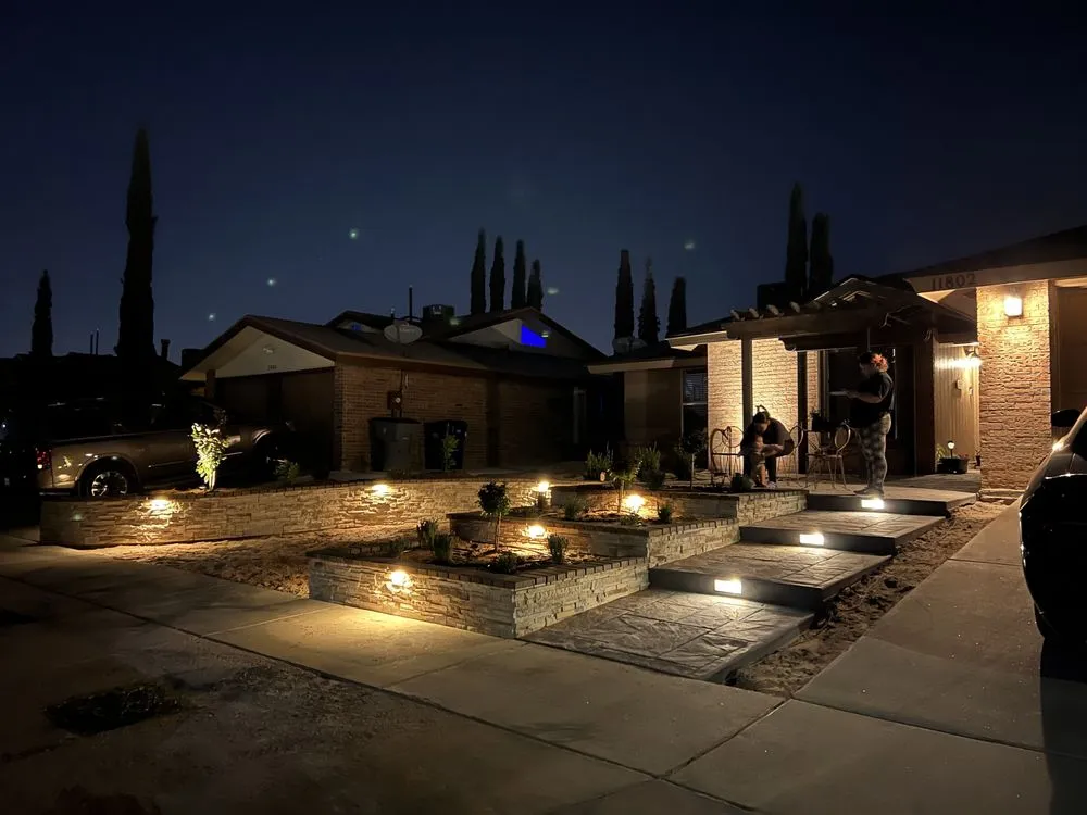 Local lawn care service for residential properties across El Paso, TX - Bedrock Landscaping & Concrete