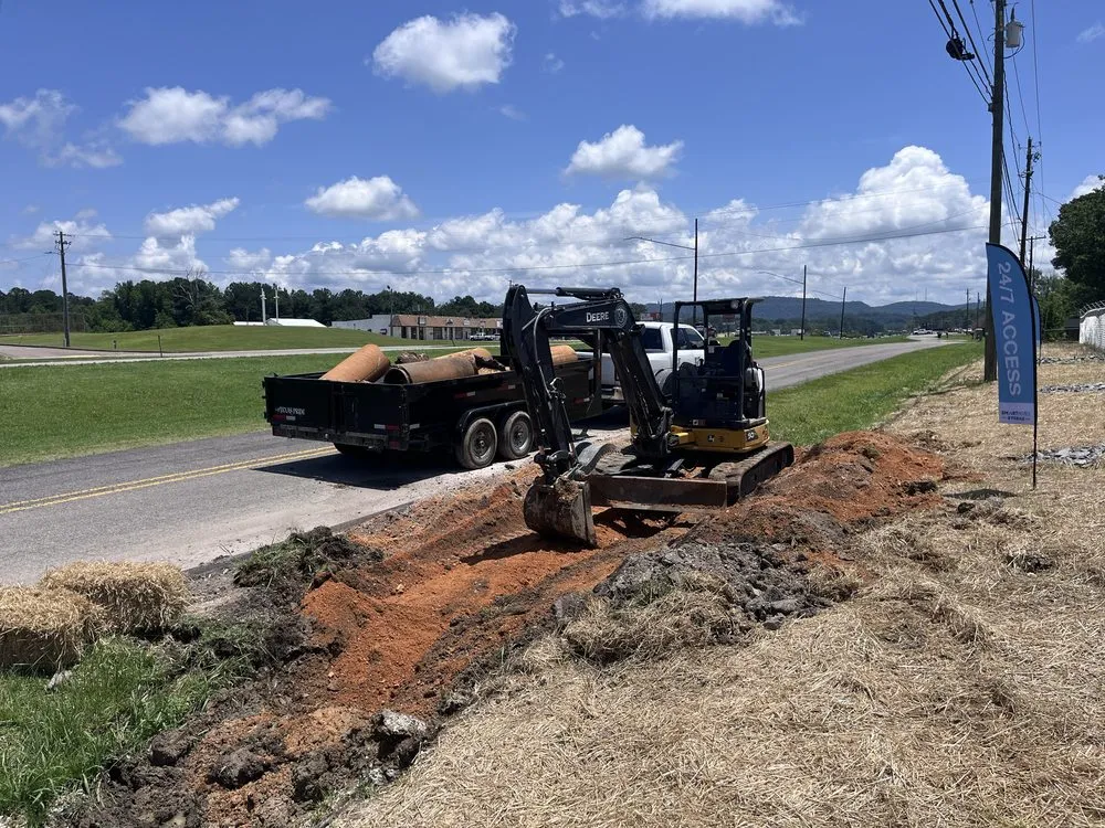 Expert yard cleanup service with custom design across Gadsden, AL - Bedrock Outdoor Solutions