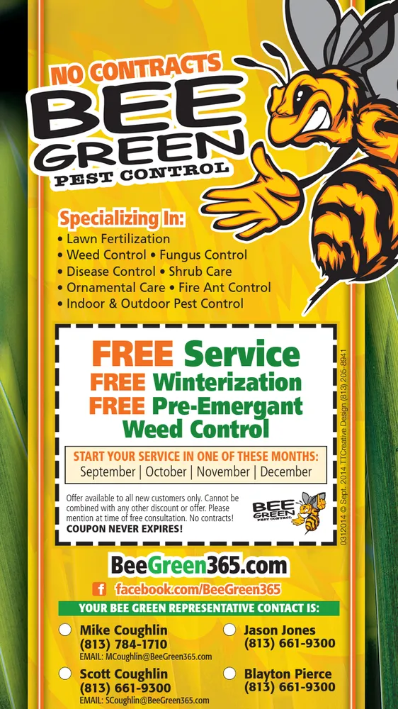 Professional lawn care service experts serving Riverview, FL - Bee Green