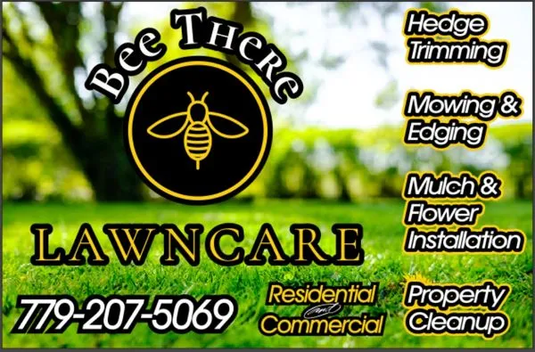 Bee There Lawncare Logo