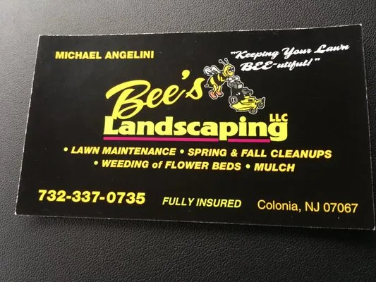 Bees Landscaping Logo