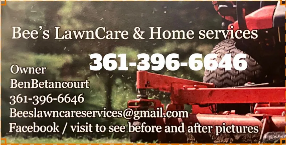 Trusted lawn care service near you in Alice, TX by Bee’s Lawn Care