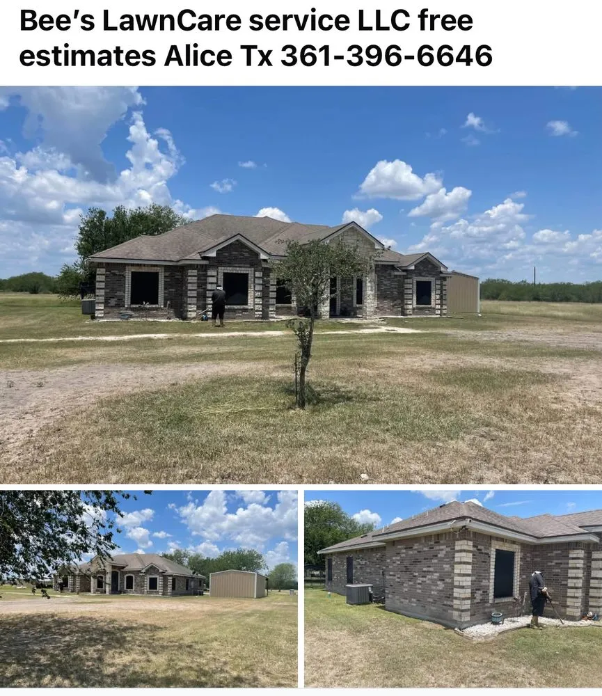 Affordable outdoor landscaping for homes in Alice, TX by Bee’s Lawn Care
