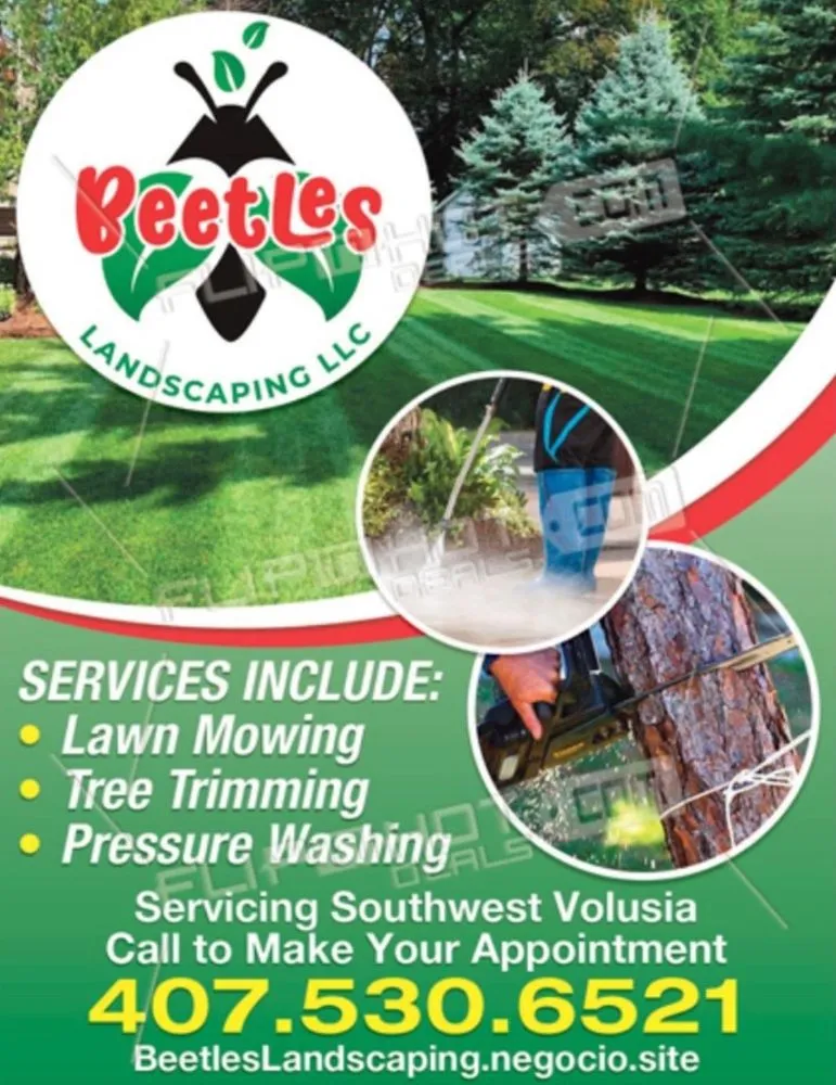 Custom residential landscaping in Deltona, FL by Beetles Landscaping