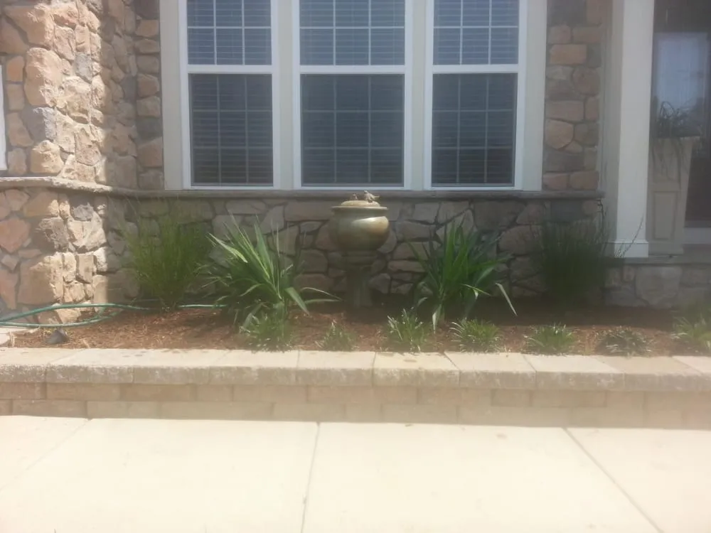 Custom landscape installation with custom design in Spotsylvania, VA by Before & After Home Improvment LLC