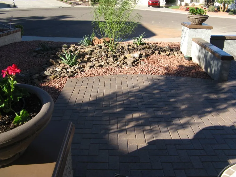 Custom yard maintenance in Phoenix, AZ by Before The Door Landscapes
