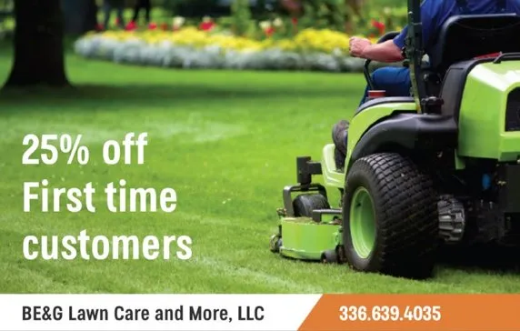 Professional yard cleanup service for outdoor upgrades across Snow Camp, NC - BE&G Lawn Care and More