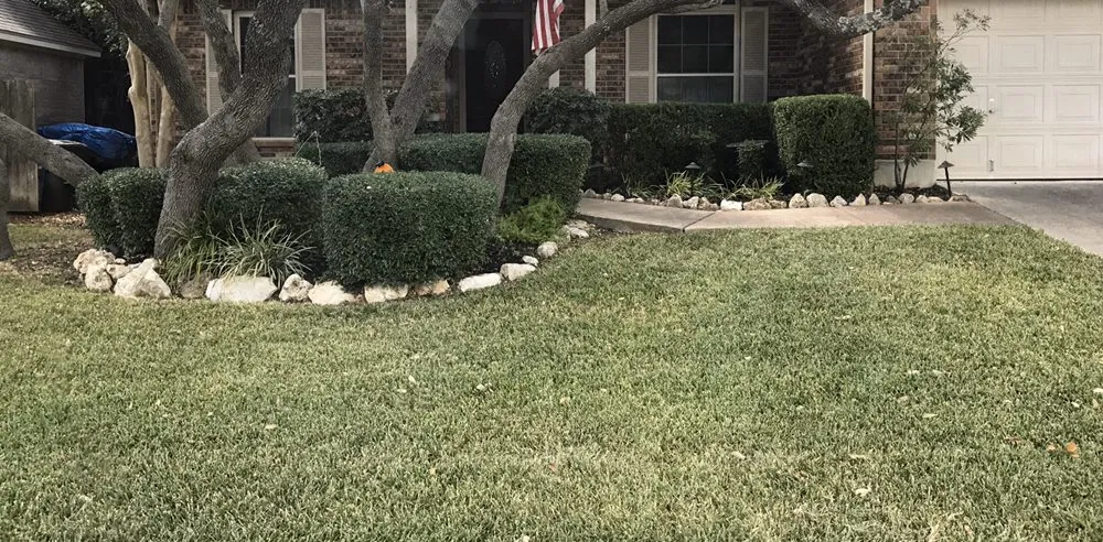 Affordable lawn care service with custom design in New Braunfels, TX by BEGRED Landscaping