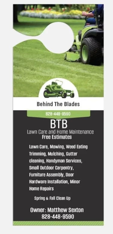 Top-rated lawn care service for beautiful yards across Morganton, NC - Behind The Blades Lawn Care and Home Maintenance