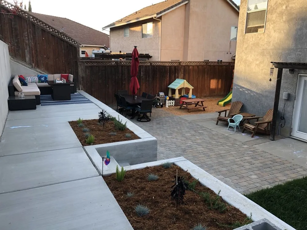 Professional garden landscaping for outdoor upgrades in Vacaville, CA by Behr Landscape Construction