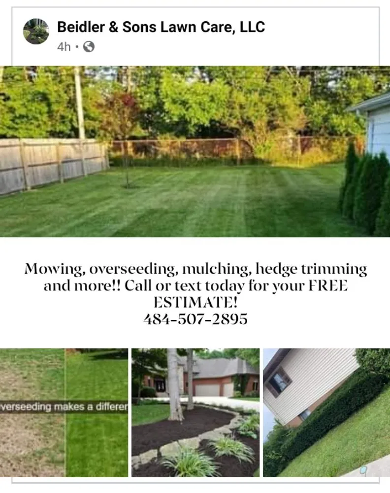 Affordable yard cleanup service in Fleetwood, PA by Beidler & Sons Lawn Care