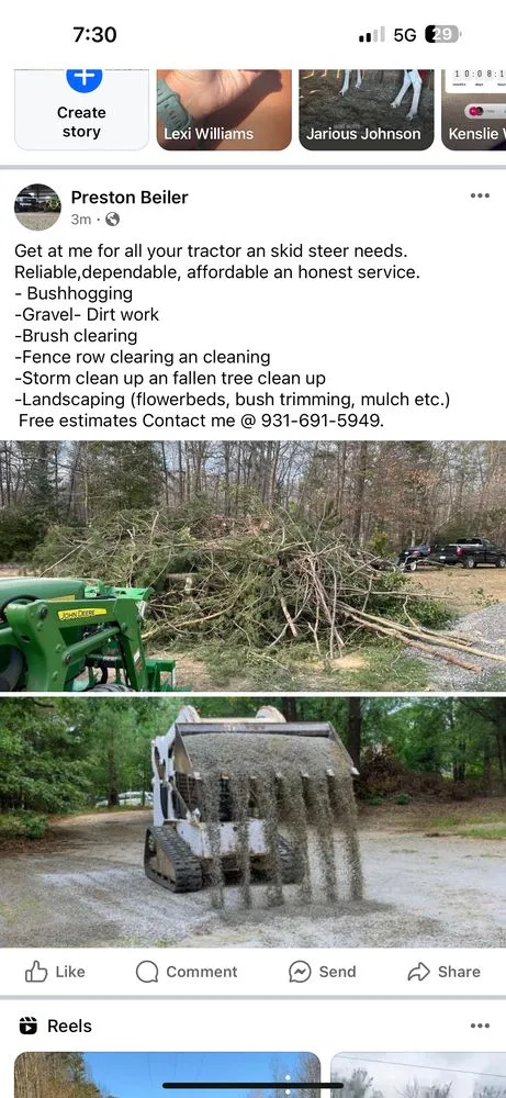 Top-rated yard cleanup service for outdoor upgrades in Huntland, TN by Beiler’s Skid Steer And Tractor Service