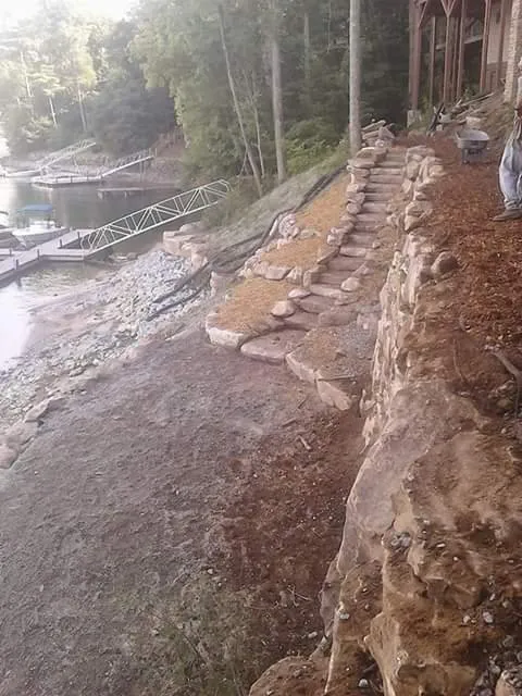 Professional yard maintenance in Tiger, GA by Belcher's Earth Shaping