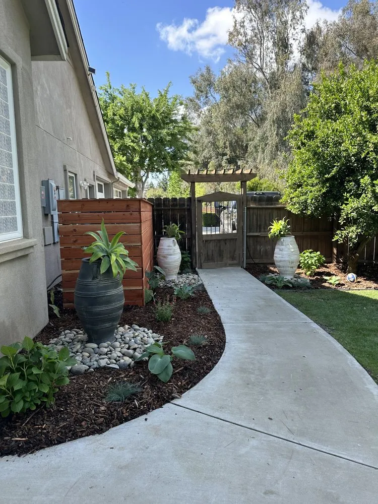 Local landscape installation in Visalia, CA by Belis Landscape & Maintenance