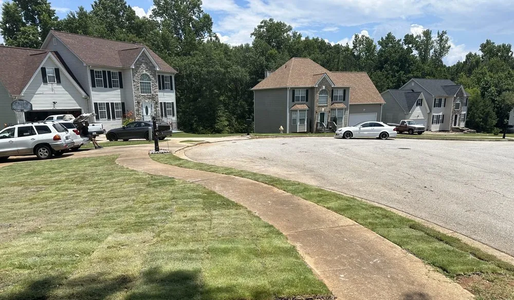 Top-rated lawn mowing service with custom design across Lithonia, GA - Belk Landscaping