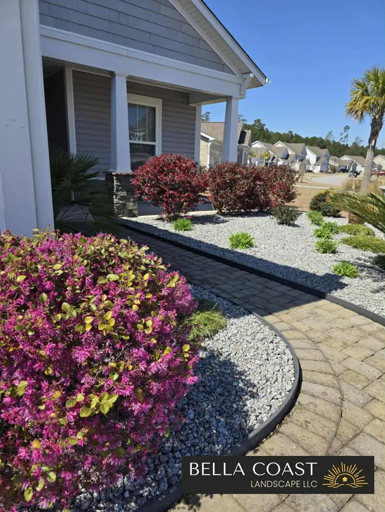 Custom residential landscaping for year-round maintenance across Myrtle Beach, SC - Bella Coast Landscape