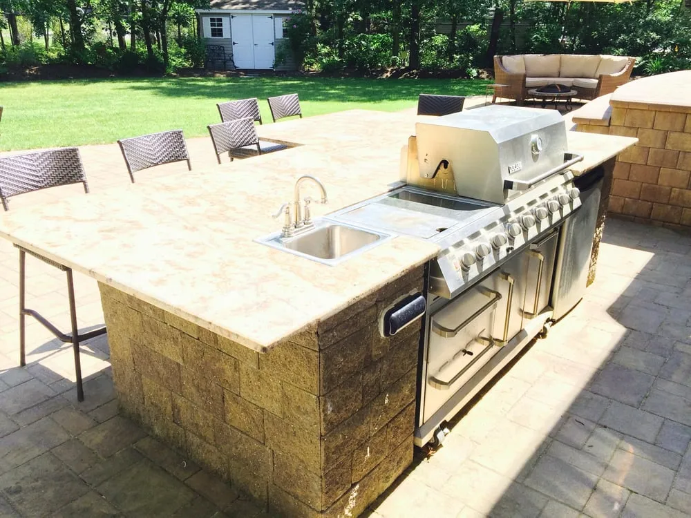 Top-rated landscape installation in Coram, NY by Bella Fleur Landscape Design & Masonry