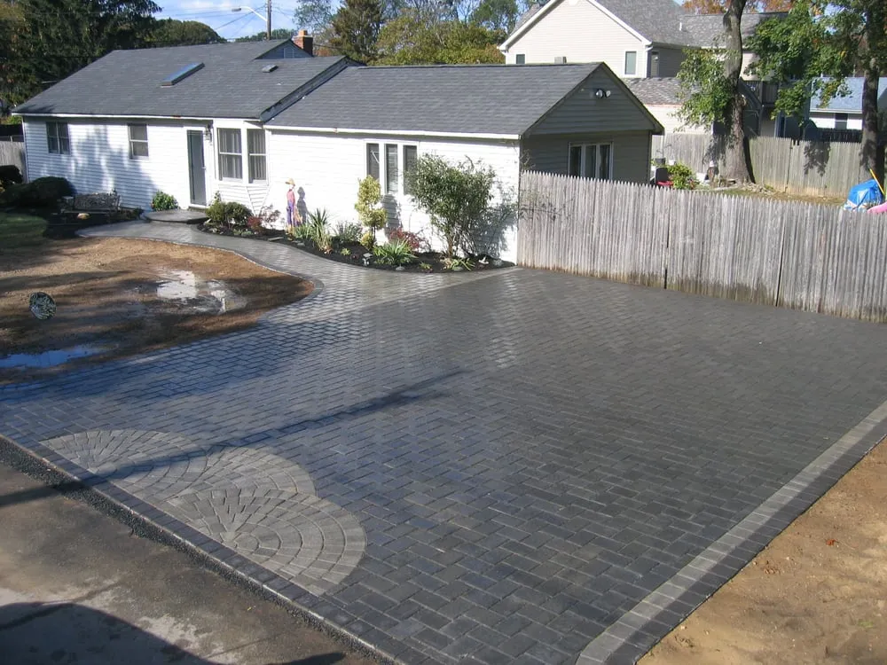 Professional lawn care service for outdoor upgrades across Coram, NY - Bella Fleur Landscape Design & Masonry