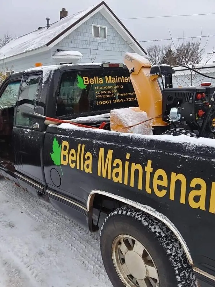 Expert yard cleanup service for outdoor upgrades in Ironwood, MI by Bella Landscaping & Lawn Maintenance