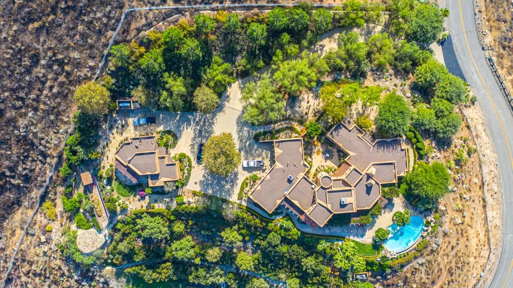 Custom landscape installation with custom design in Corona, CA by Bella Park INC.