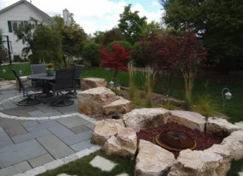 Custom lawn mowing service for year-round maintenance in Lake Elsinore, CA by Bella Piedras