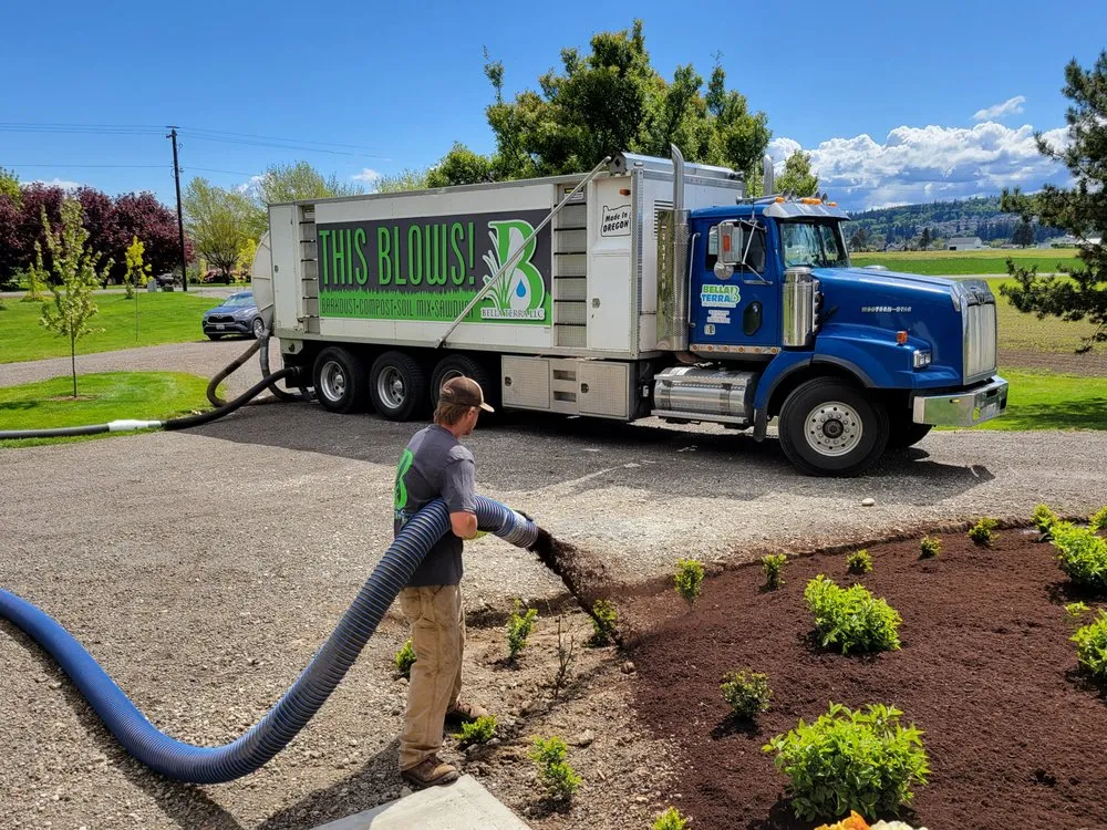 Expert lawn mowing service in Woodland, WA by Bella Terra