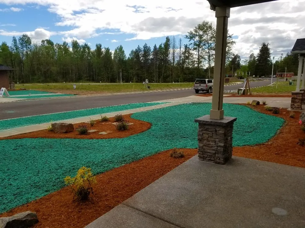 Reliable lawn mowing service for beautiful yards in Woodland, WA by Bella Terra