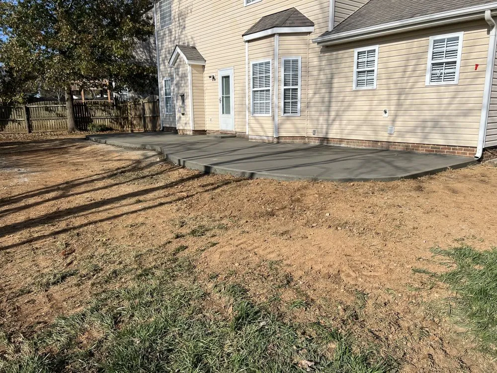 Custom landscape installation with custom design across Concord, NC - Bella Vista Construction, LLC
