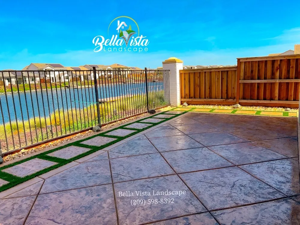 Professional landscape installation for year-round maintenance in Stockton, CA by Bella Vista Landscape