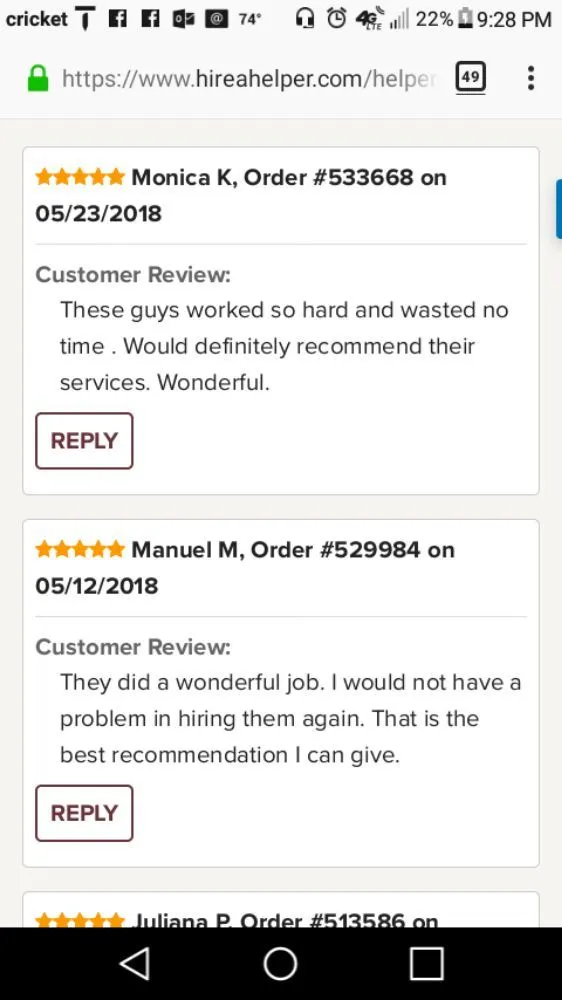 Trusted lawn care service in Shallotte, NC by Bellamy Small Services