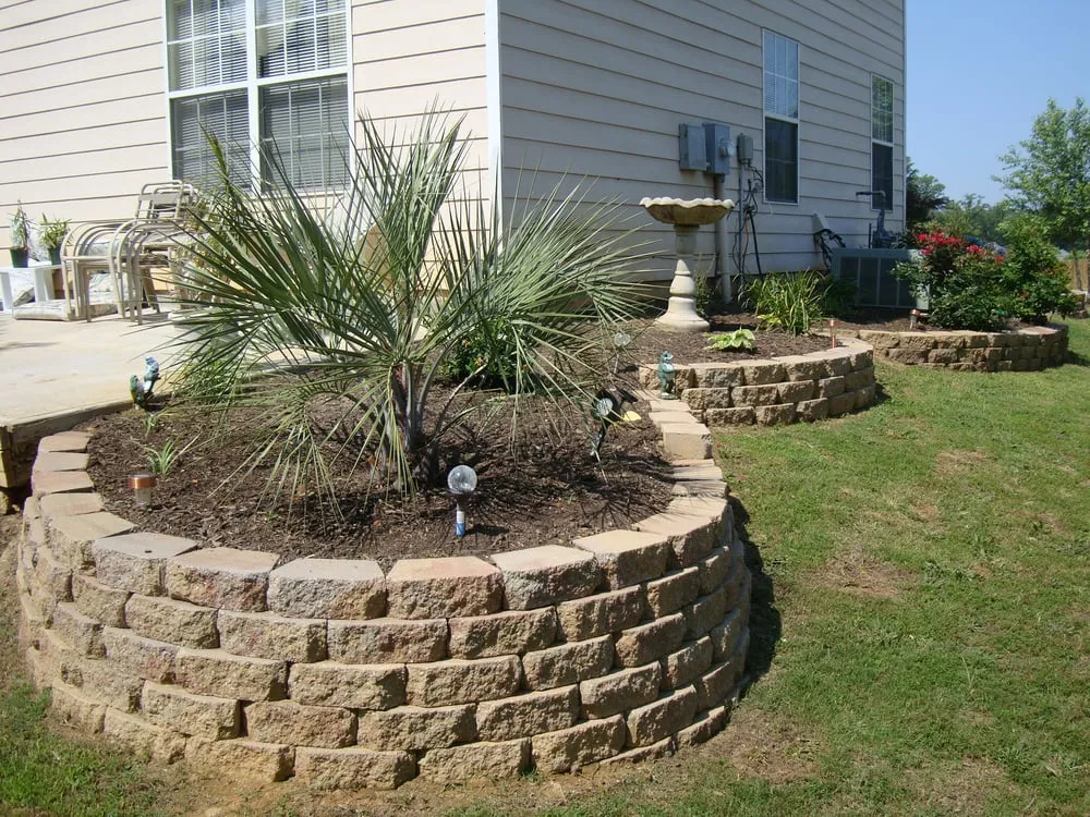 Professional garden landscaping for beautiful yards in Lithonia, GA by Bellanton Landscaping