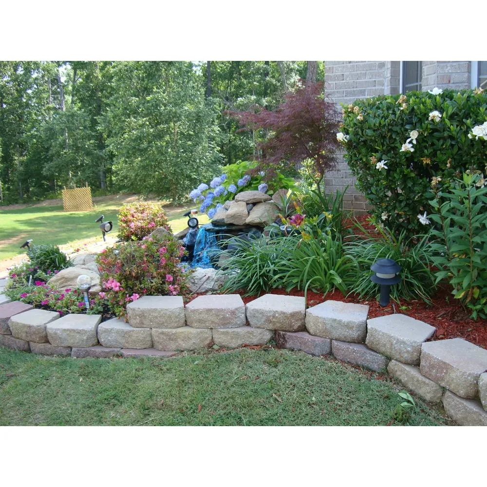 Custom garden landscaping for year-round maintenance in Lithonia, GA by Bellanton Landscaping
