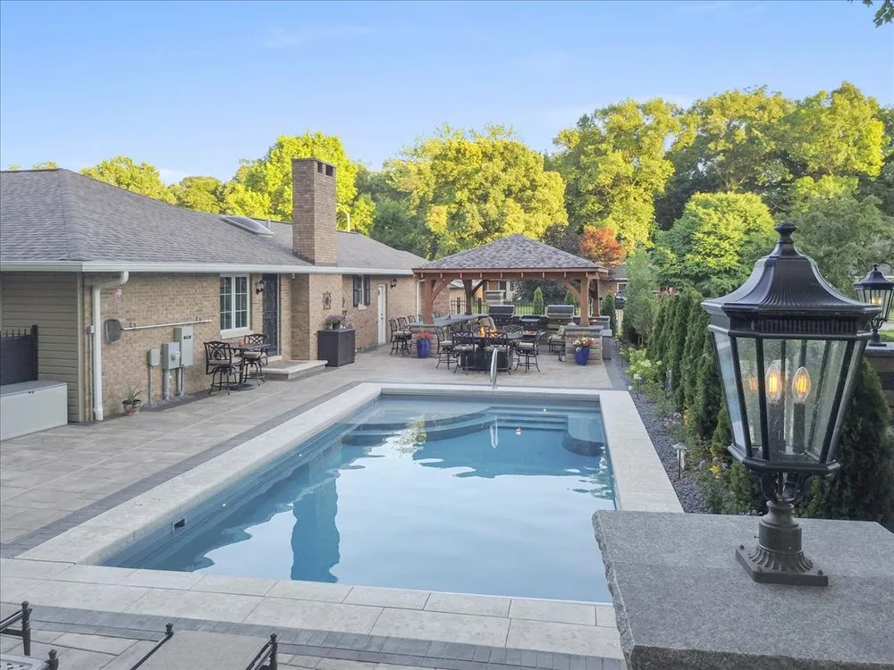 Custom landscape design in Bloomington, IL by Bellas Landscaping