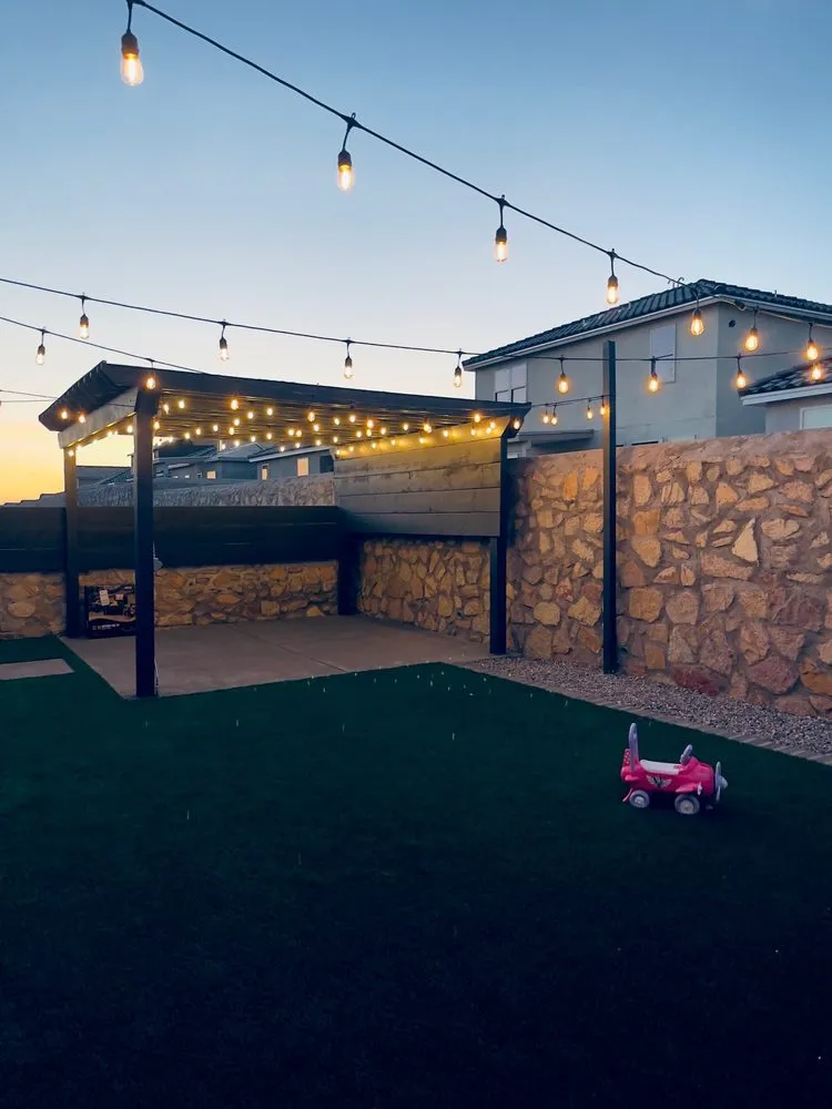 Custom lawn mowing service with custom design across El Paso, TX - Bella's Landscaping